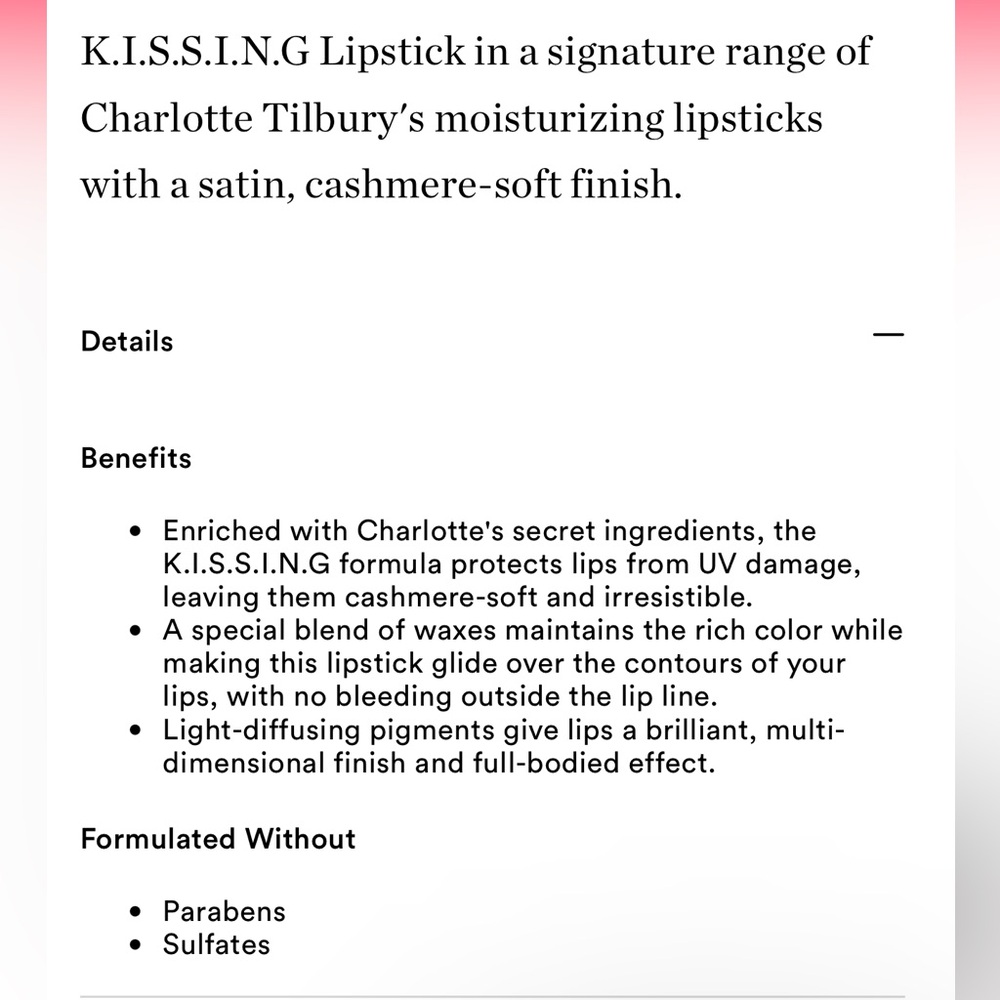 Charlotte Tilbury ‘Rose To Fame’ K.I.S.S.I.N.G Lipstick - Picture 5 of 6